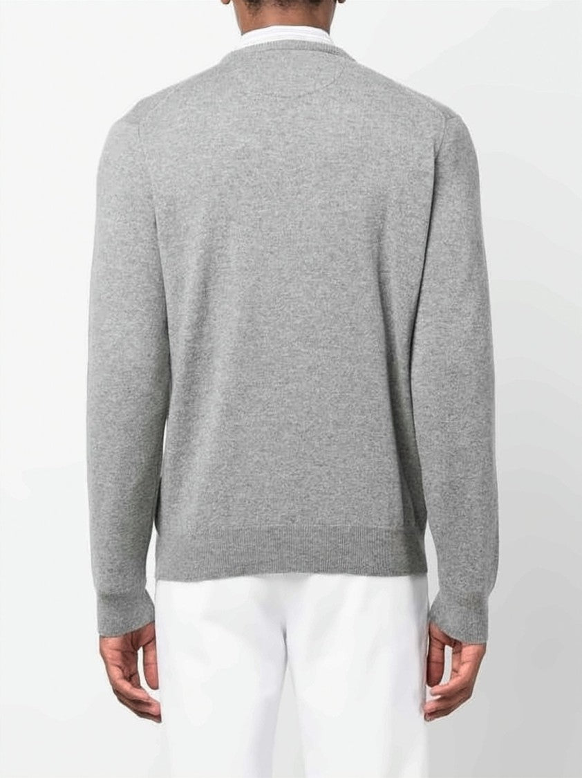 Polo Ralph Lauren Fine Wool Knit Long-Sleeve Sweater With Subtle Logo