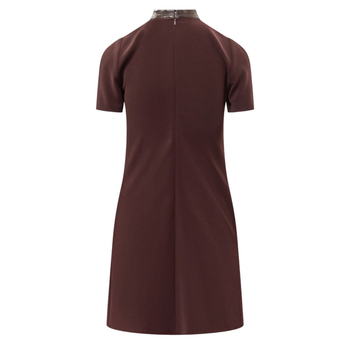Courrèges Metallic Collar Mini Dress