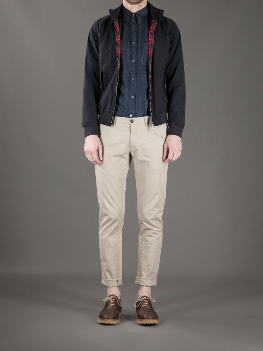 Baracuta G9 Classic Black Tartan Bomber Jacket