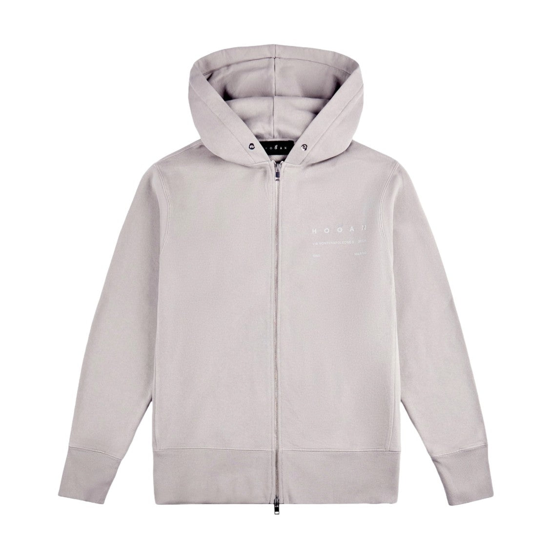 Hogan Refined Zip Hoodie Crafted