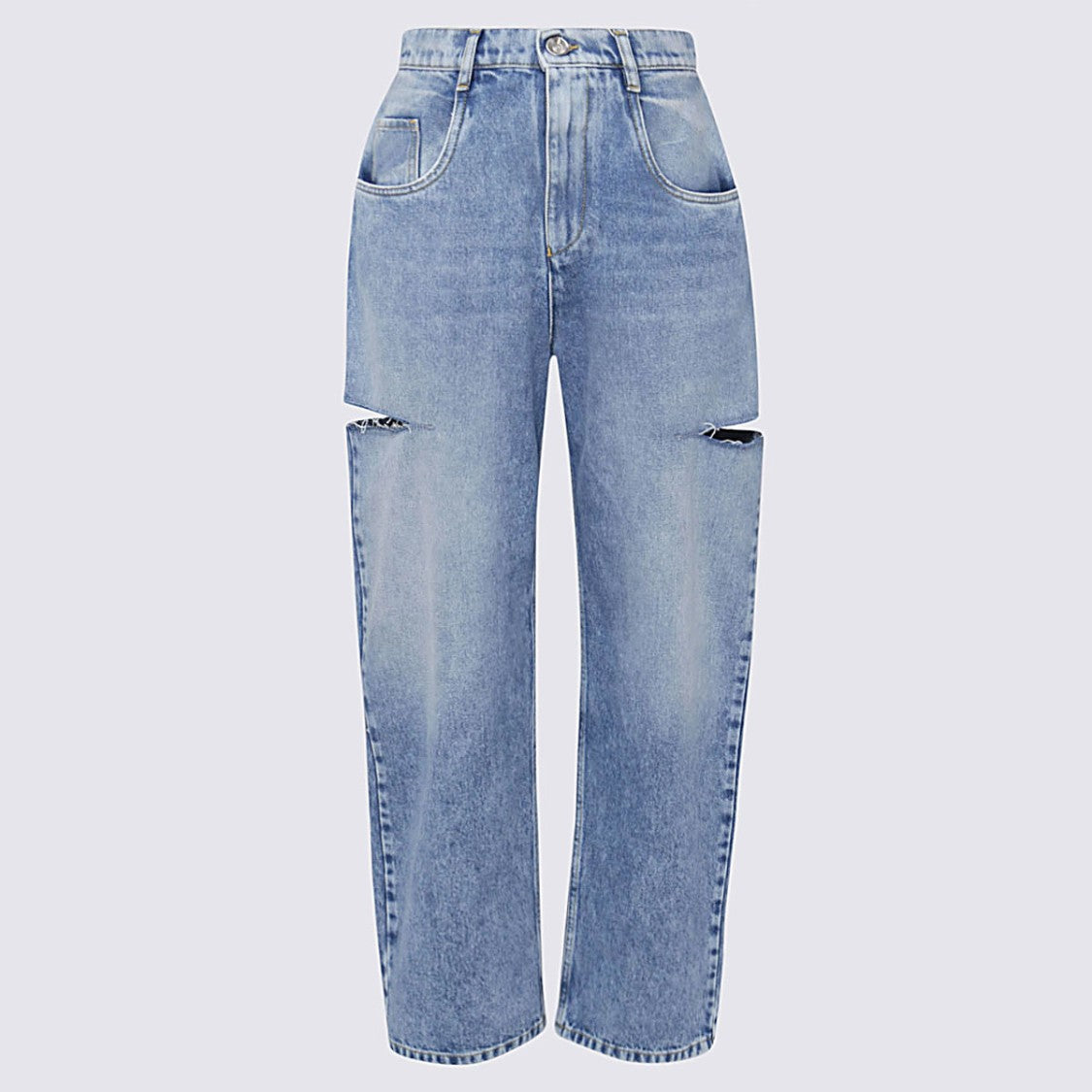 Maison Margiela Blue Cotton Jeans