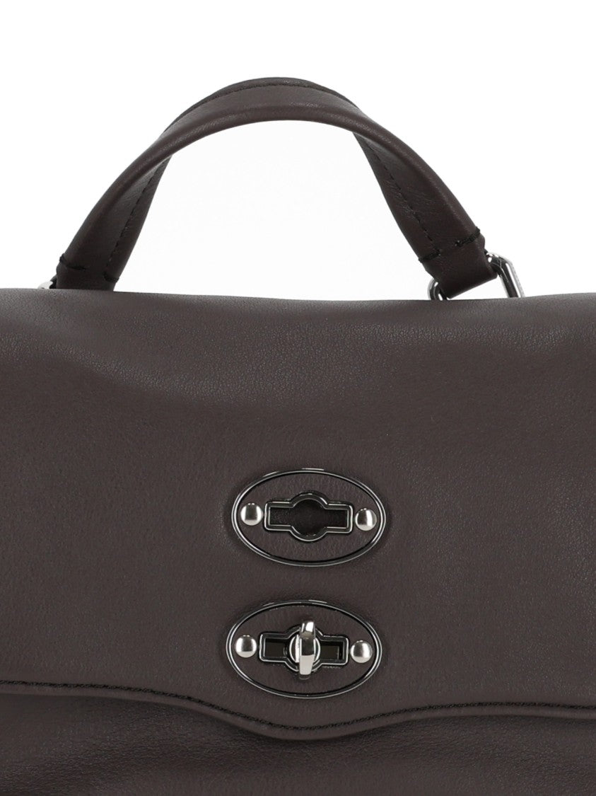 Zanellato Srl Brown Marengo Saeta Bovine Leather Handbag