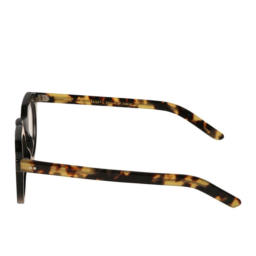 Kador Storiko Rounded Tortoiseshell-Pattern Eyeglasses With Keyhole Bridge