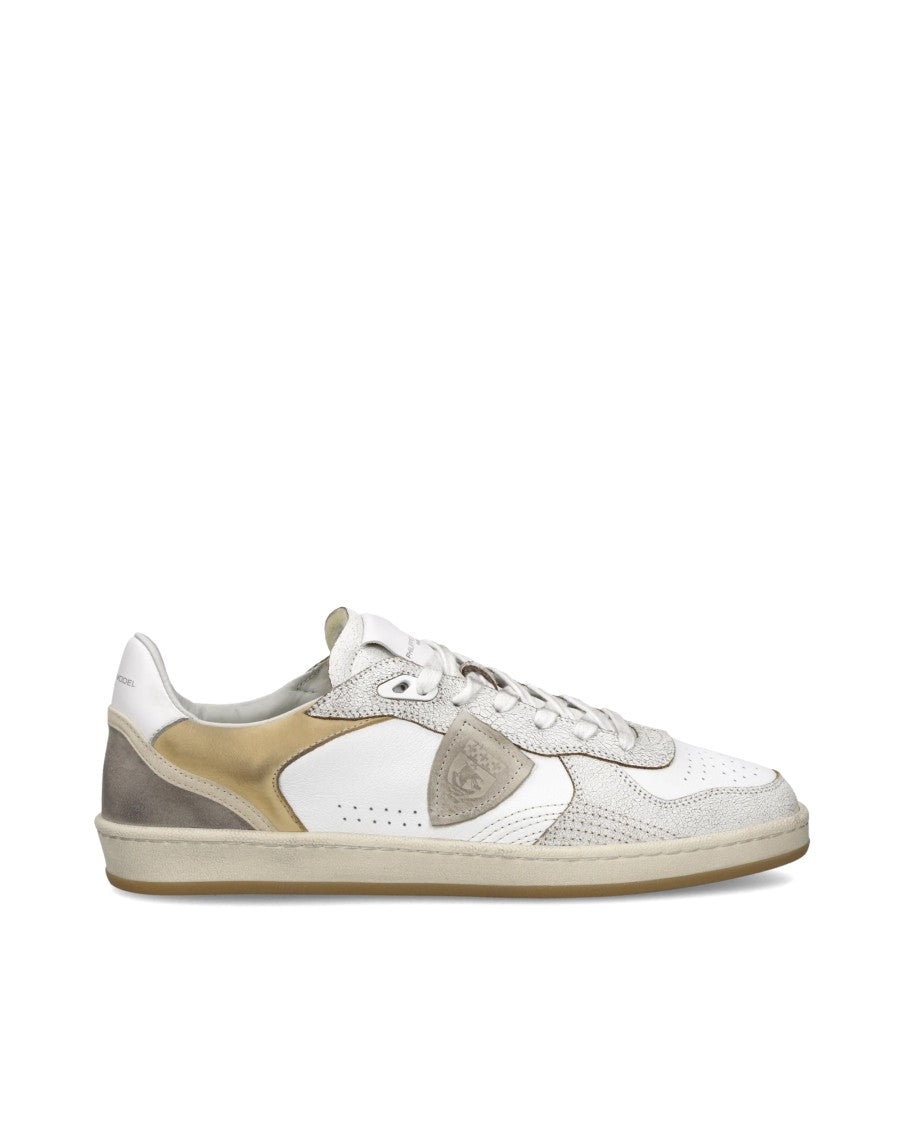 Philippe Model Pgal Blanc/Beige Sneakers