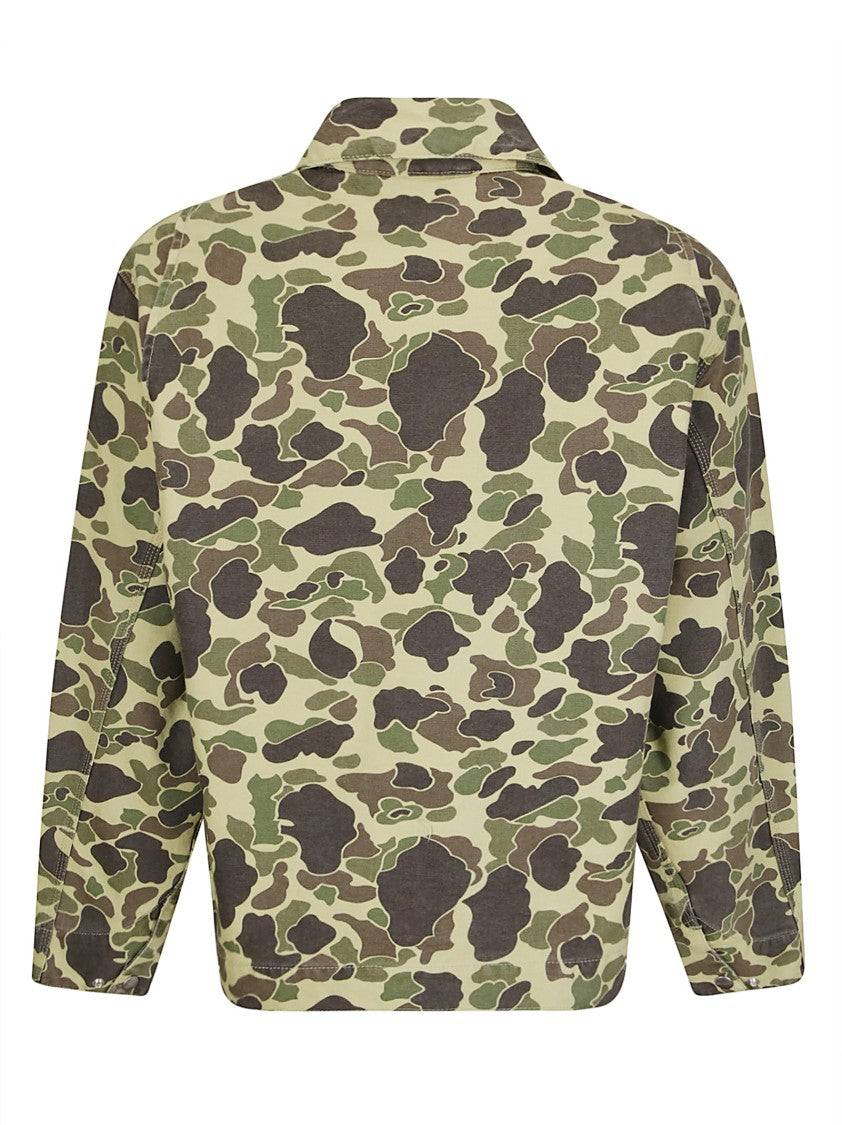 Carhartt Wip Allover Camouflage Print Zip-Up Jacket