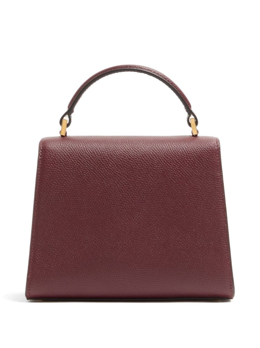 Valentino Garavani Textured Leather Wallet With Top Handle
