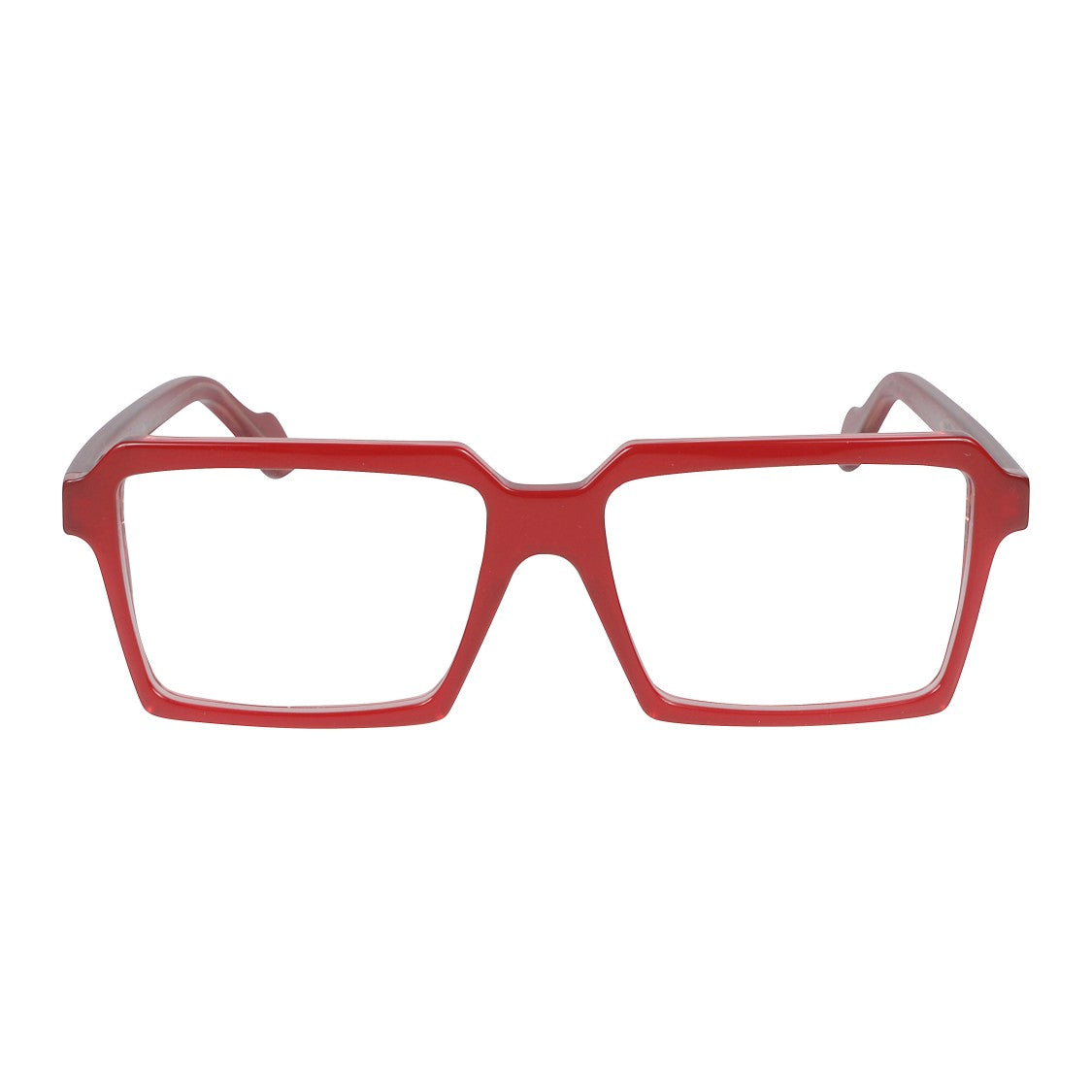 Kador Disko Light Geometric Square Frame Eyeglasses With Angular Bridge