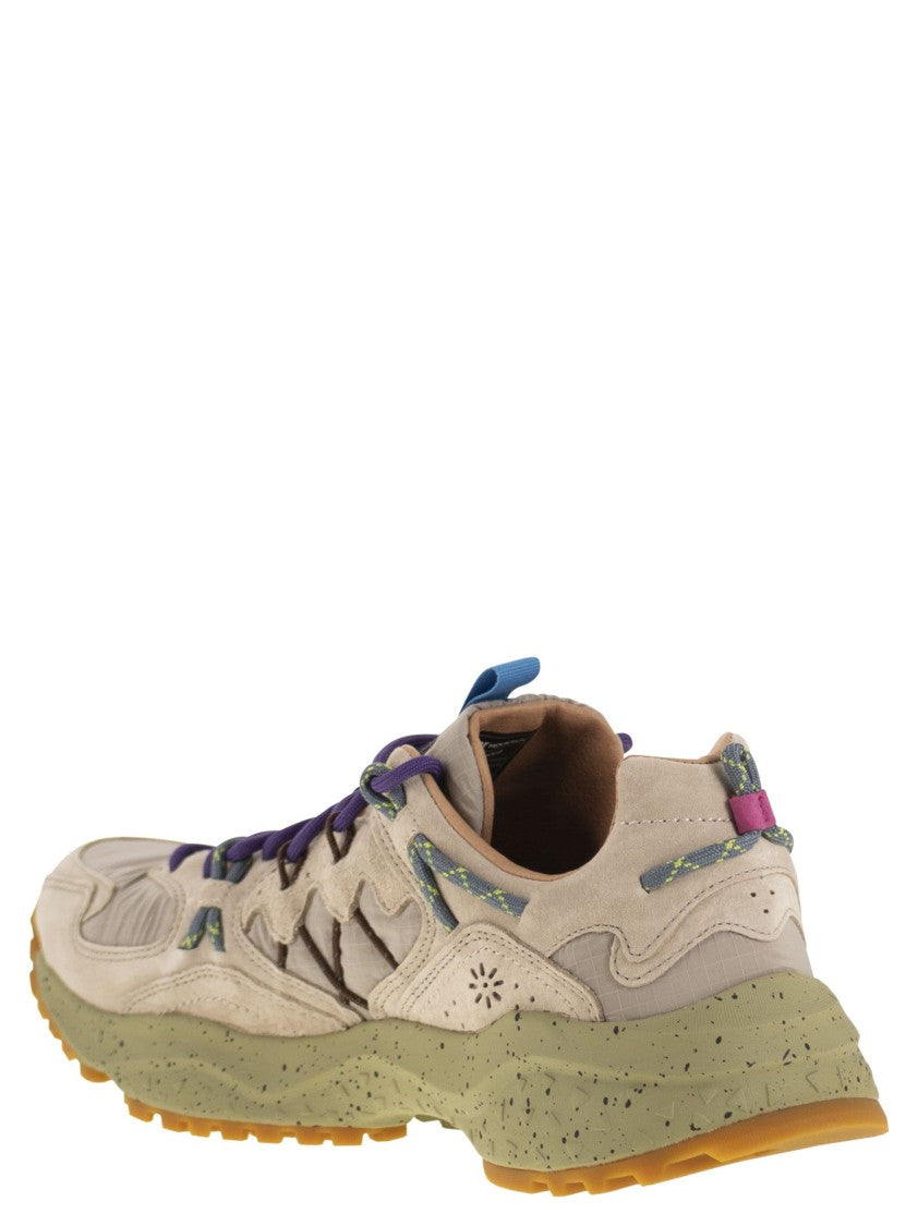 Flower Mountain Yamabushi - Sneakers In Suede And Technical Fabric