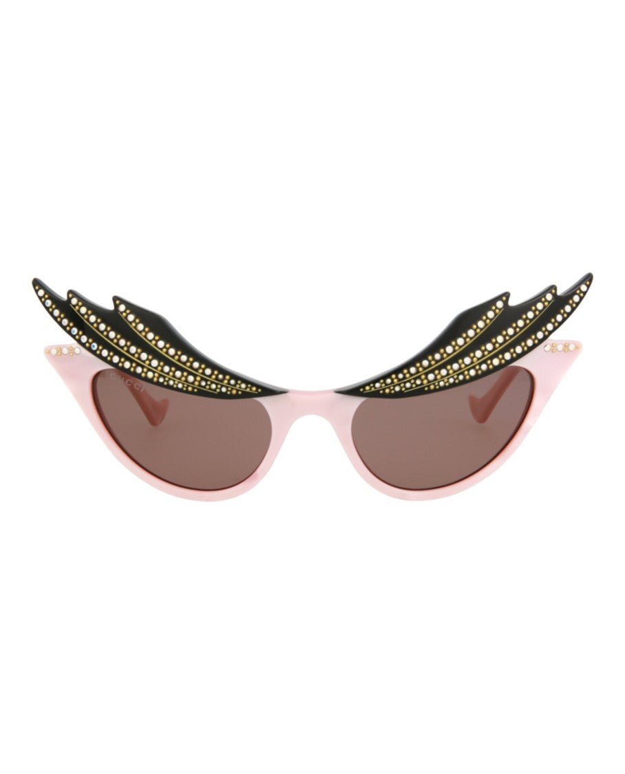 Gucci Cat Eye-Frame Acetate Sunglasses