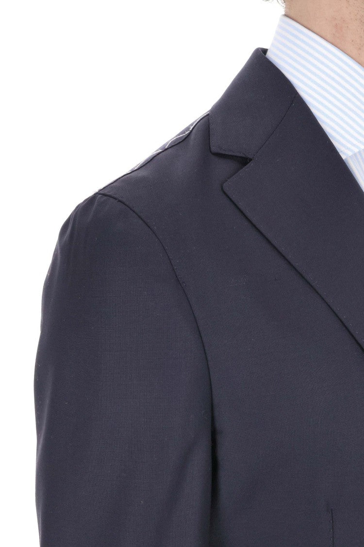 Eleventy Single-Breasted Wool Dress
