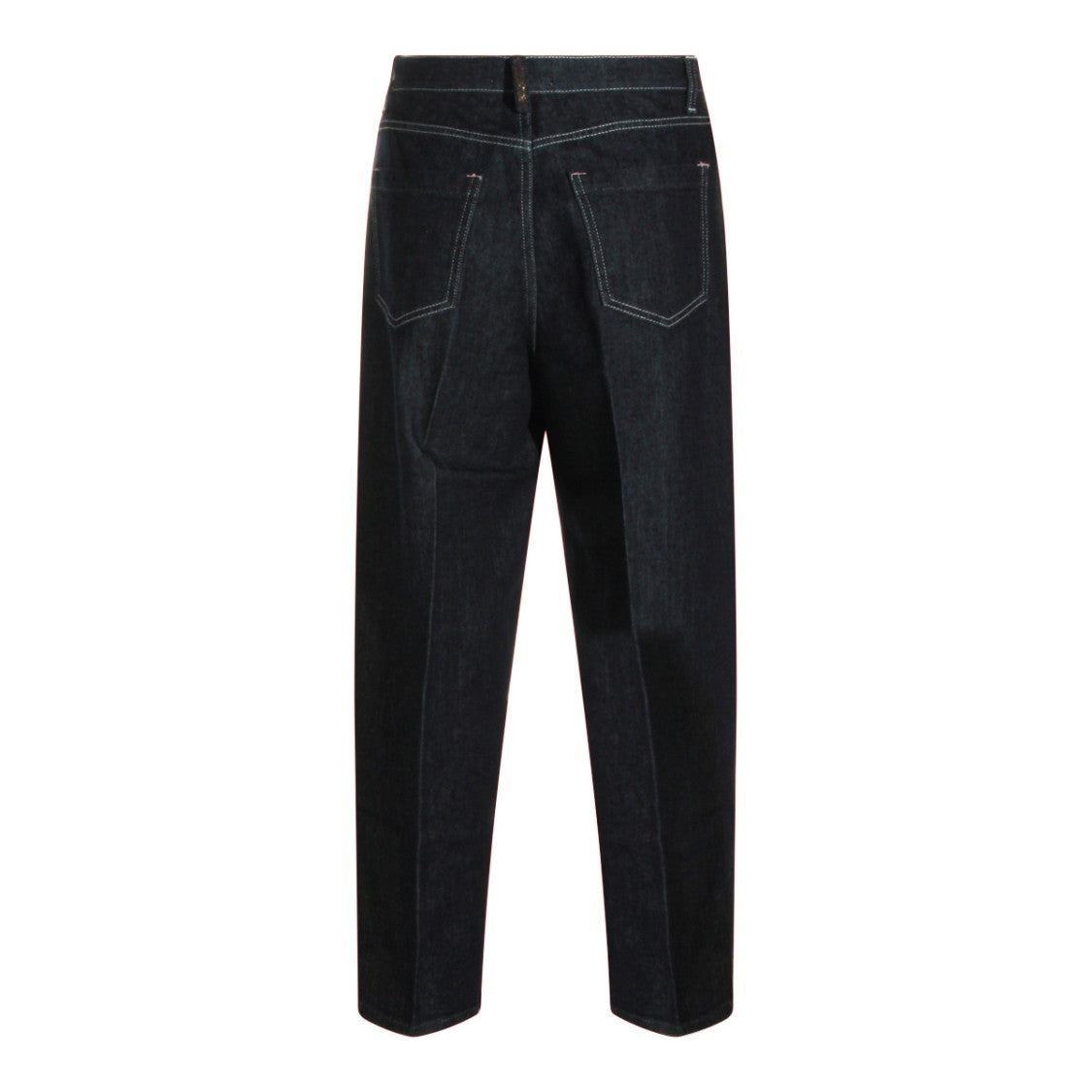 Fabiana Filippi Straight-Leg Trousers With High Waist And Gold-Tone Details