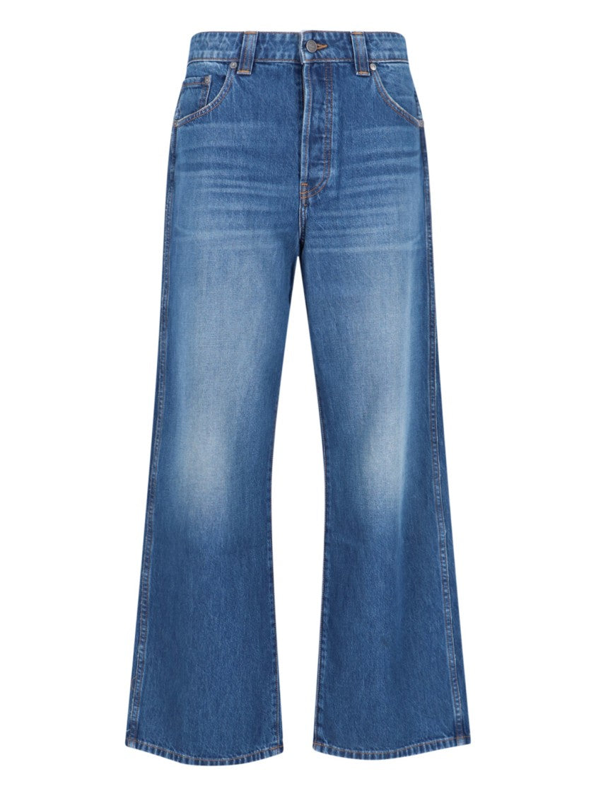 Khaite Straight Jeans – Blue