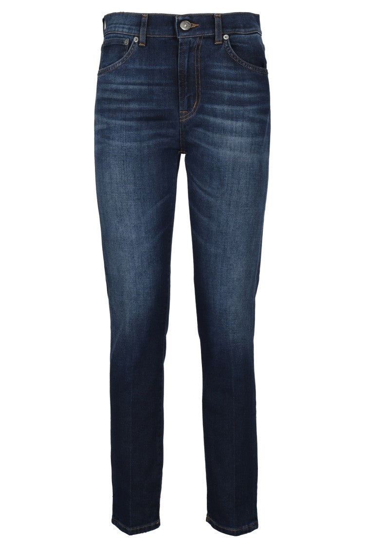 Dondup Daila Five-Pocket Blue Denim Jeans