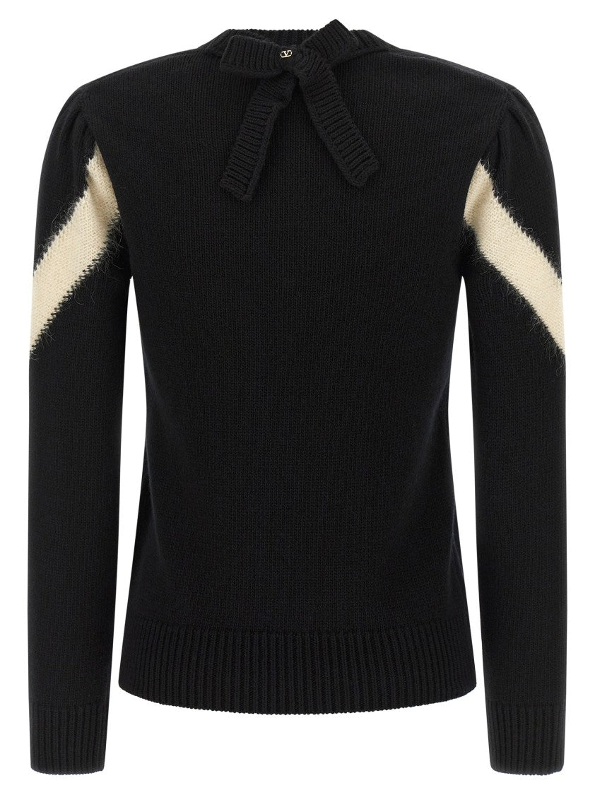 Valentino Garavani Vlogosignature Bow Sweater