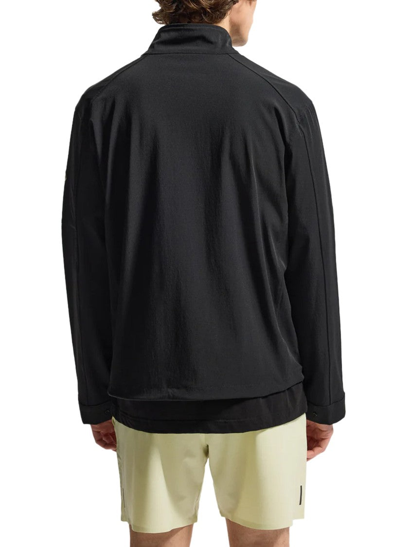 Pyrenex Lane High Collar Zip Black Jacket