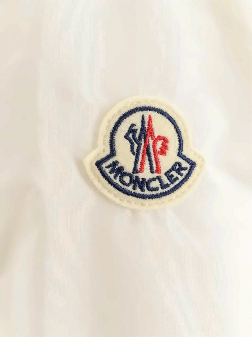 Moncler Lightweight Front-Zip Jacket With Adjustable Hood And Embossed Logo