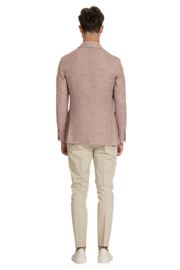 Lardini Textured Linen-Wool Jacket