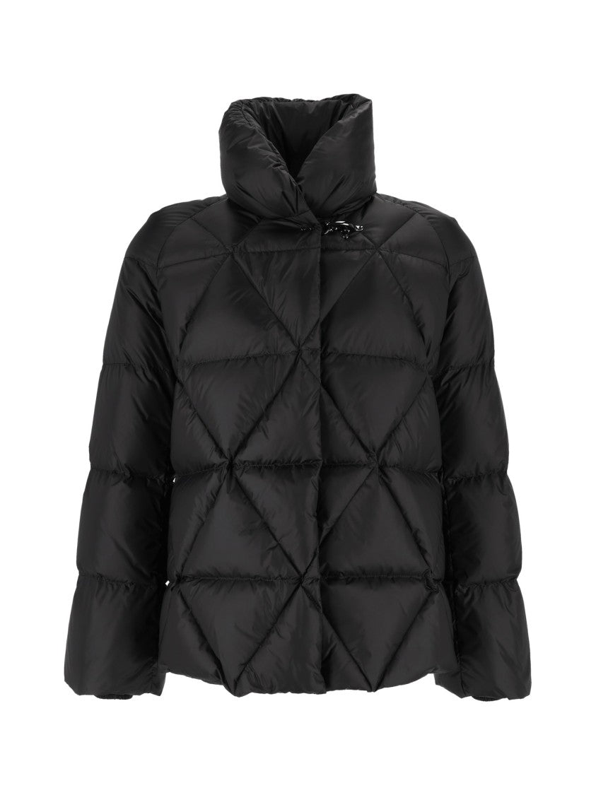 Fay Down Puffer Jacket With High Collar And Raglan Sleeves