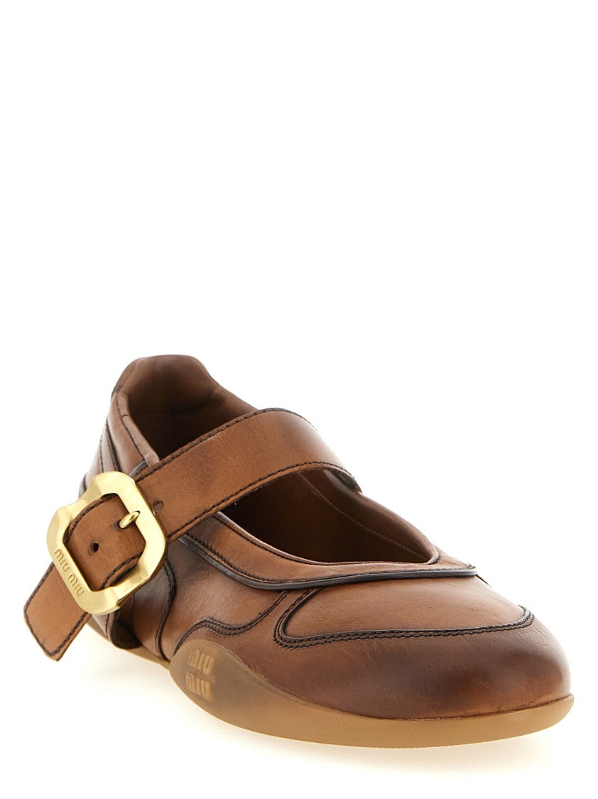 Miu Miu Gymnasium' Ballet Flats