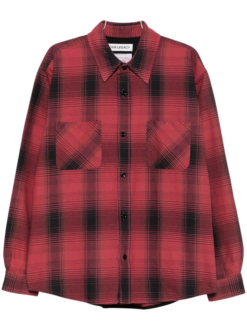 Our Legacy Ranch Check-Pattern Shirt