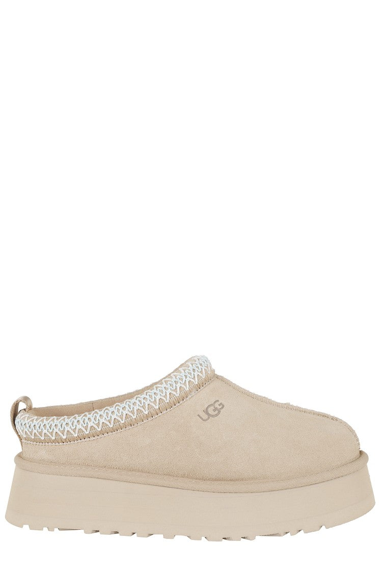 Ugg Sand W Tazz Ii Collar-Uggbraid Suede Mules