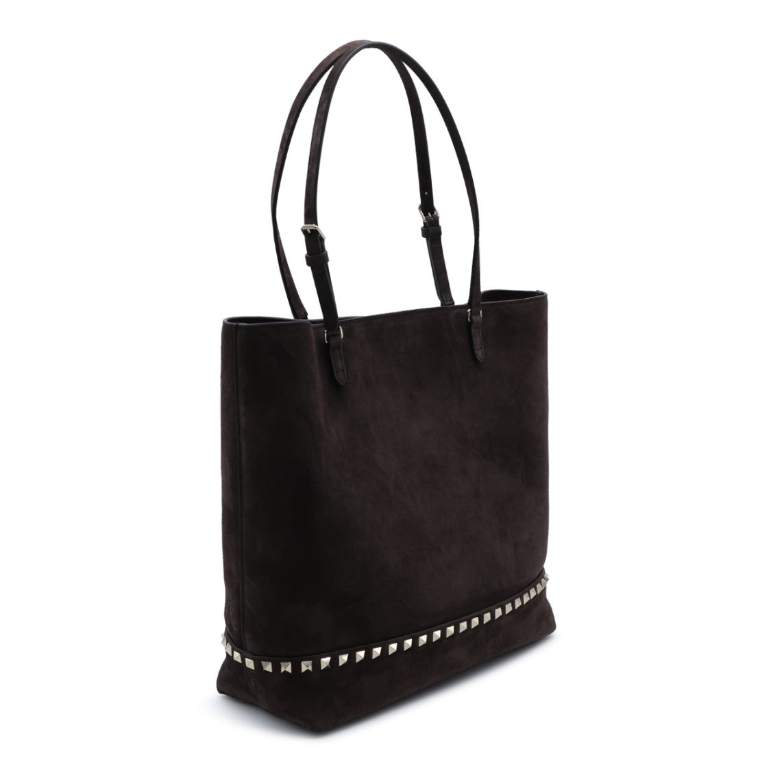 Valentino Garavani Suede Studded Tote Bag