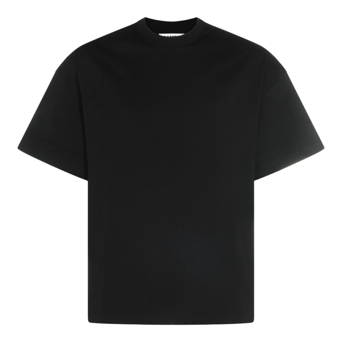 Jil Sander Minimalist Black T-Shirt With Crew Neckline And Subtle Logo