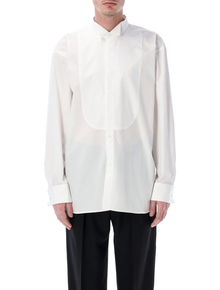 Dries Van Noten Loose-Fit Tuxedo Shirt