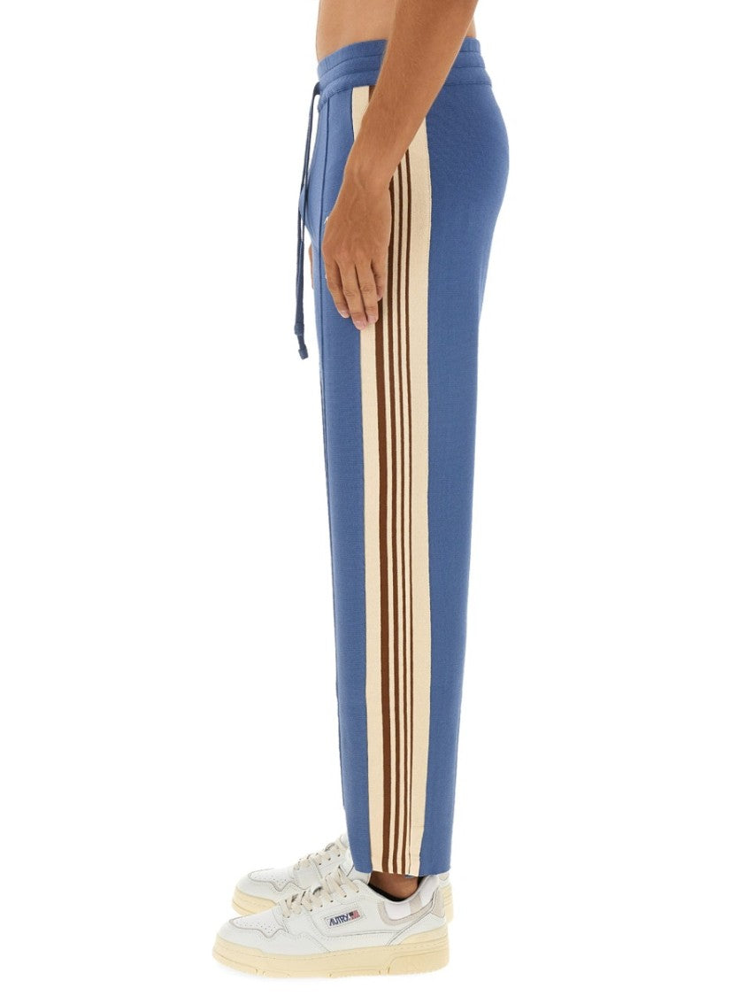Autry Relaxed Fit Jogging Pants With Side Stripes