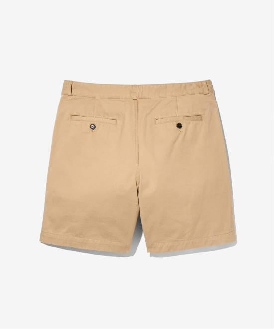 Noah Tailored Brown Shorts With Structured Waistband