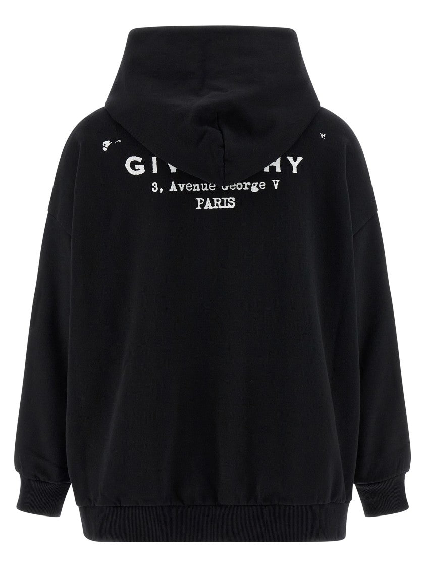 Givenchy Logo Print Hoodie