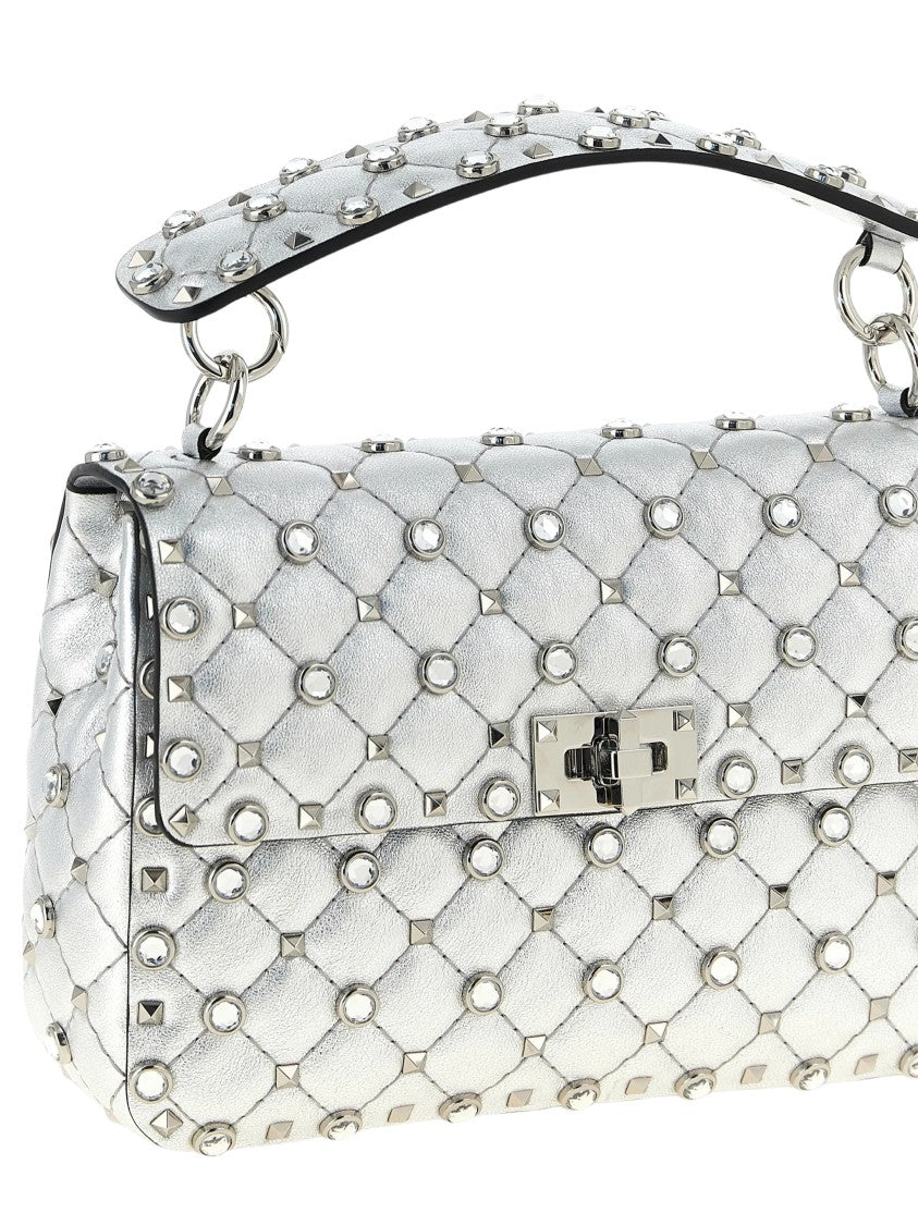 Valentino Quilted Studded Chain Shoulder Bag