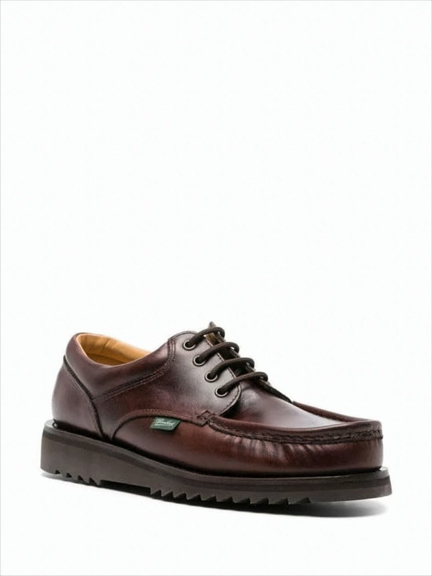 Paraboot Polished Leather Lace-Up Dress Shoes