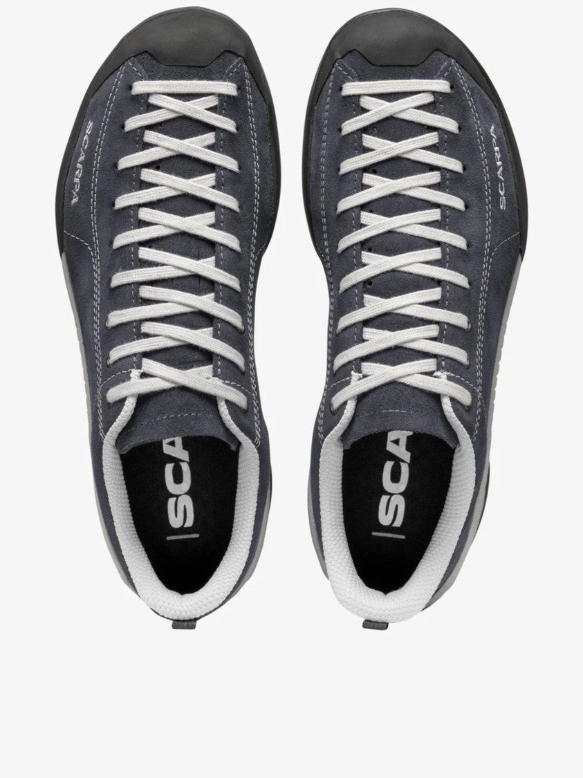 Scarpa Grey Suede Extended Lacing Sneakers