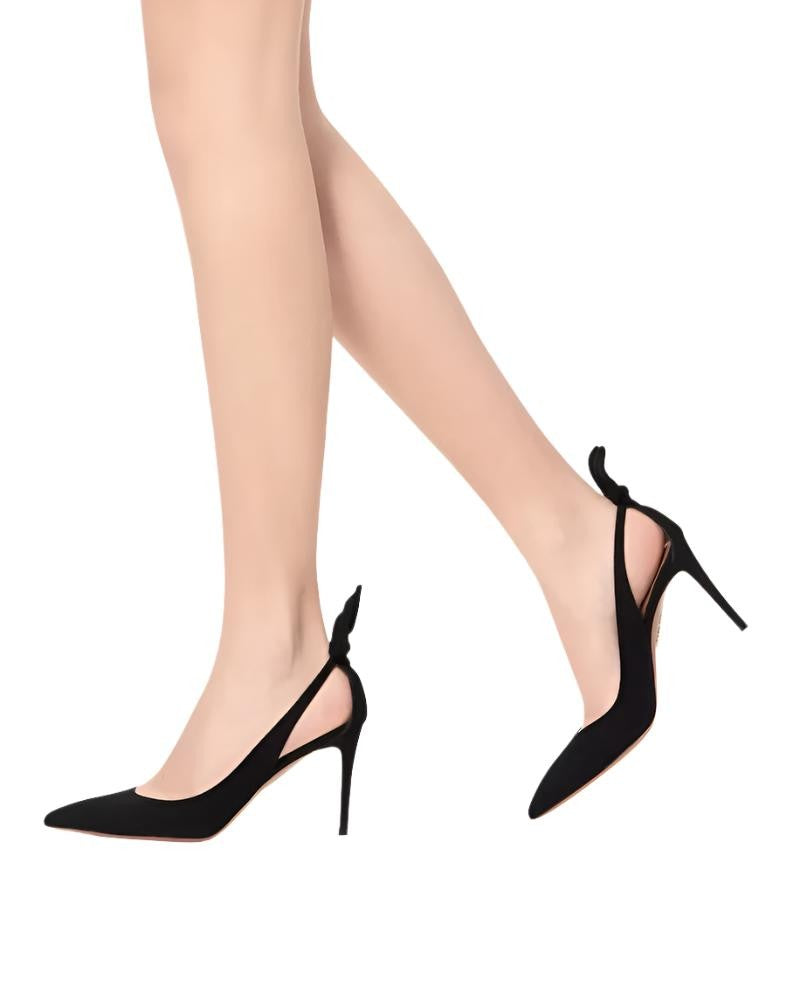 Aquazzura Bow Tie Pump 85