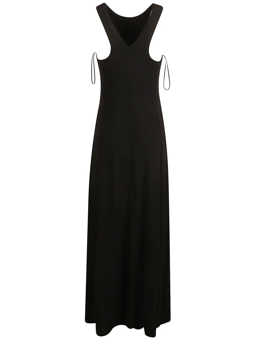 Max Mara Flowing Black Maxi Dress