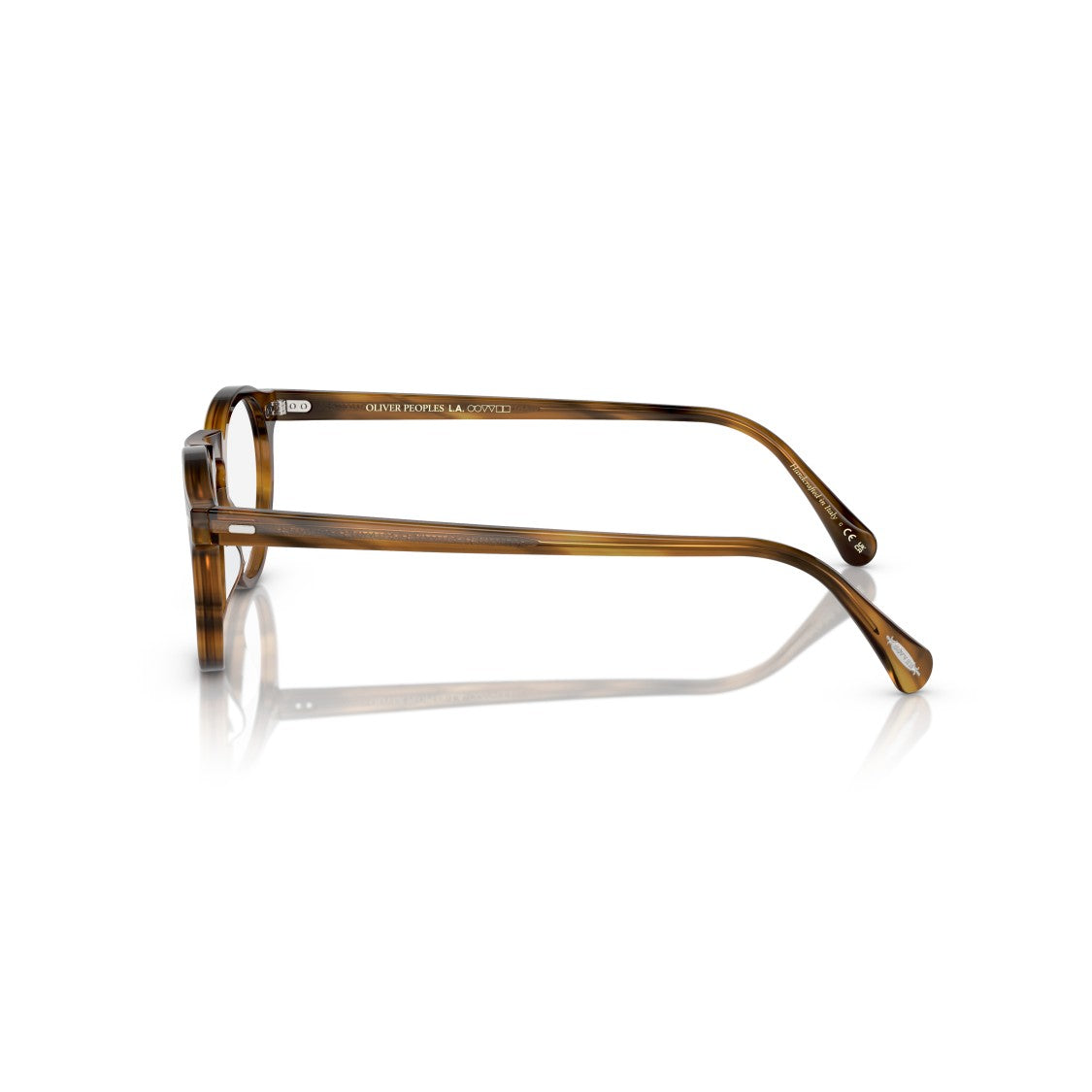 Oliver Peoples 0Ov5186 Classic Round Acetate Eyeglasses With Tortoiseshell Pattern