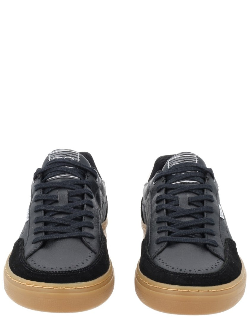 Ps Paul Smith Black Hillstar Suede Accents Leather Sneakers