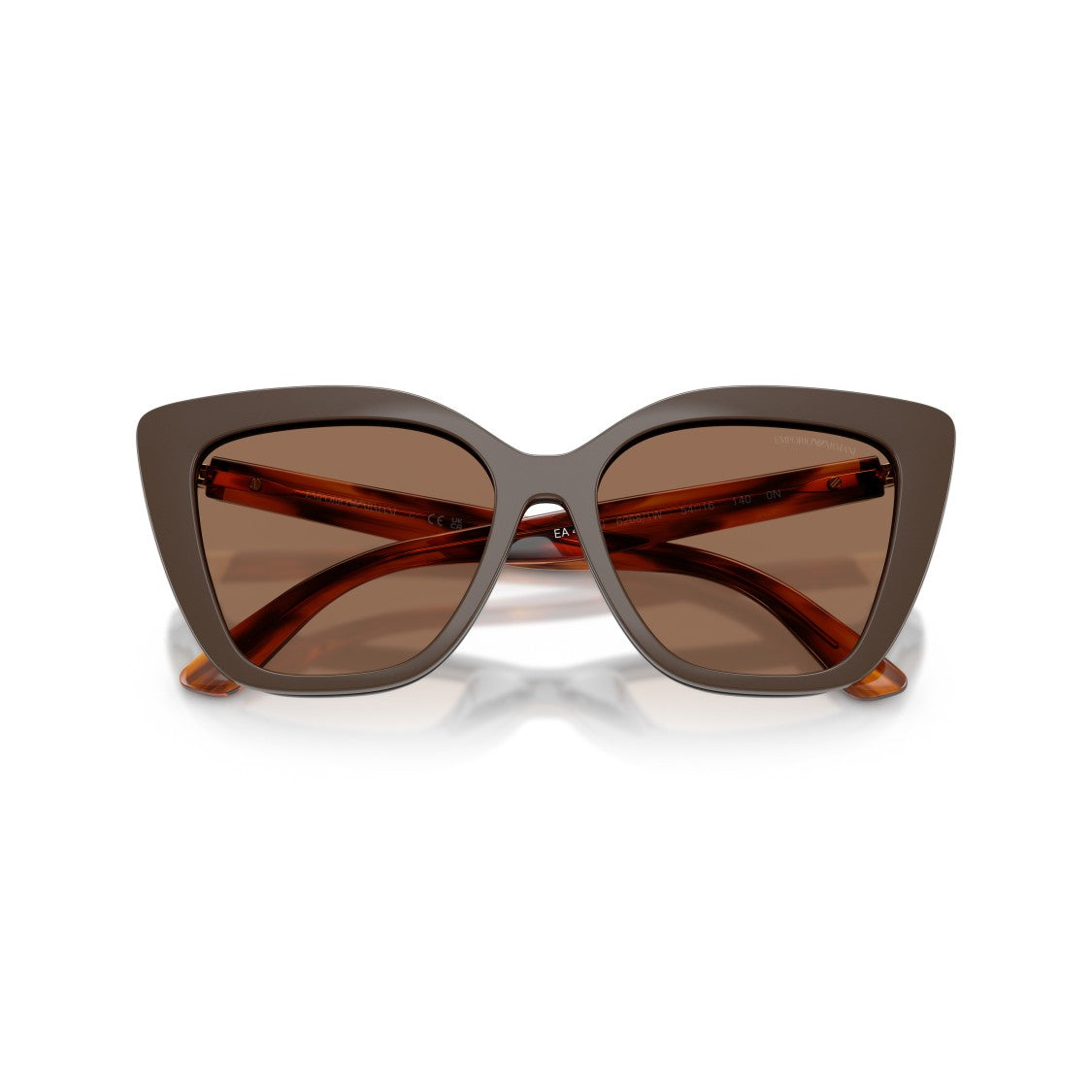 Emporio Armani 0Ea4254u Oversized Cat-Eye Sunglasses With Tortoiseshell Temples