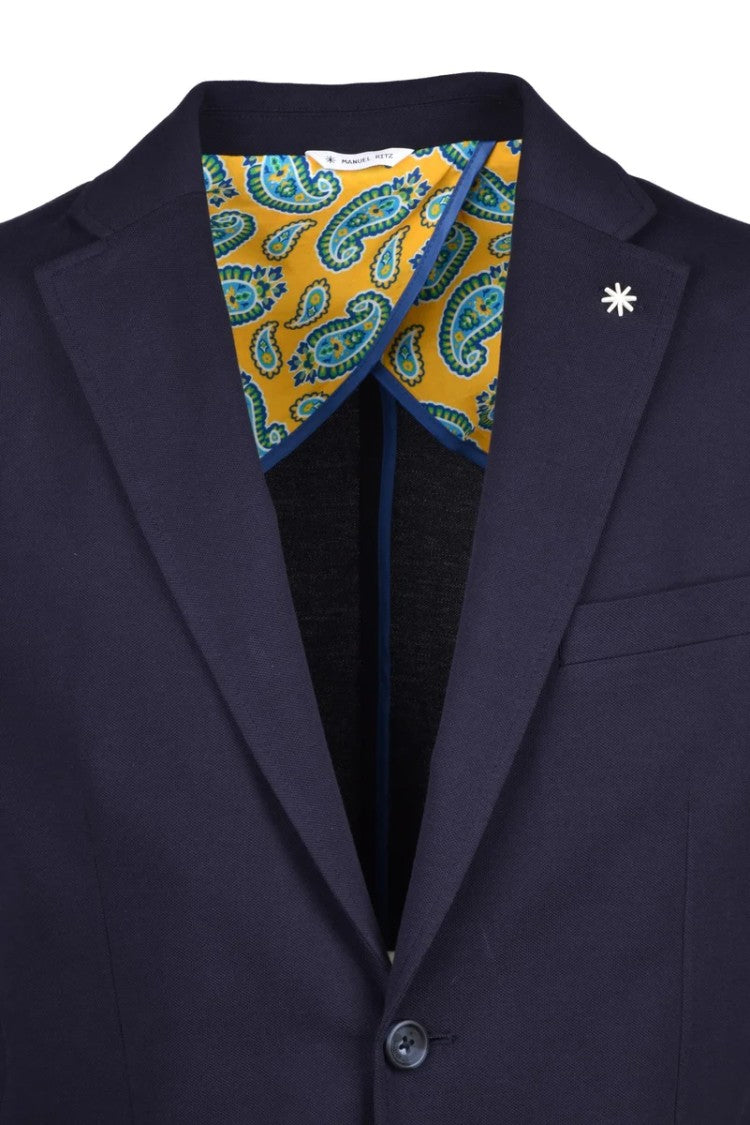 Manuel Ritz Unlined Jacket Buttons - Multicolor