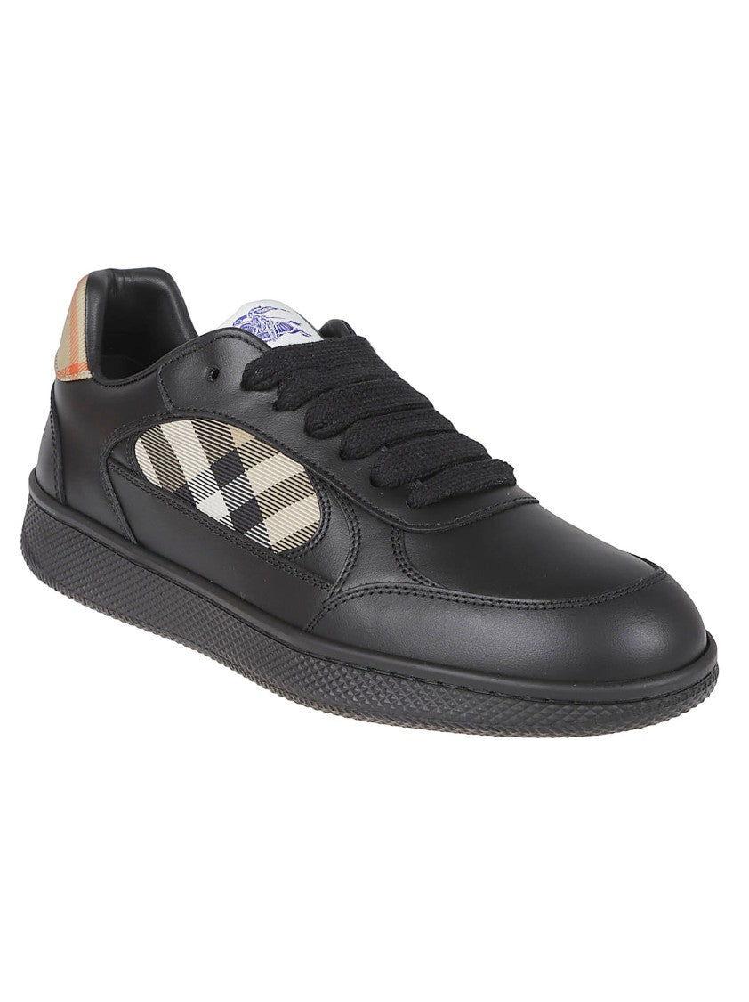 Burberry Black Leather Sneakers