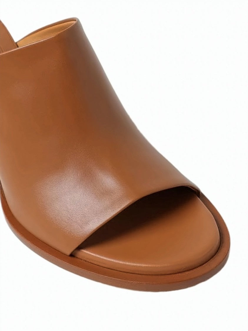 Tod's Calf Leather Mule-Style Pump With Open Toe