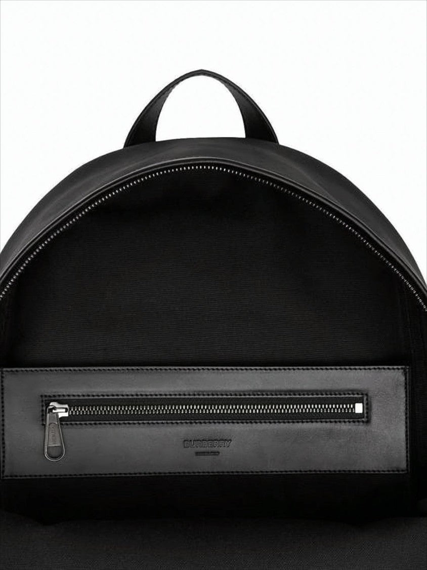 Burberry Black Checkered Design Burberry Backpack