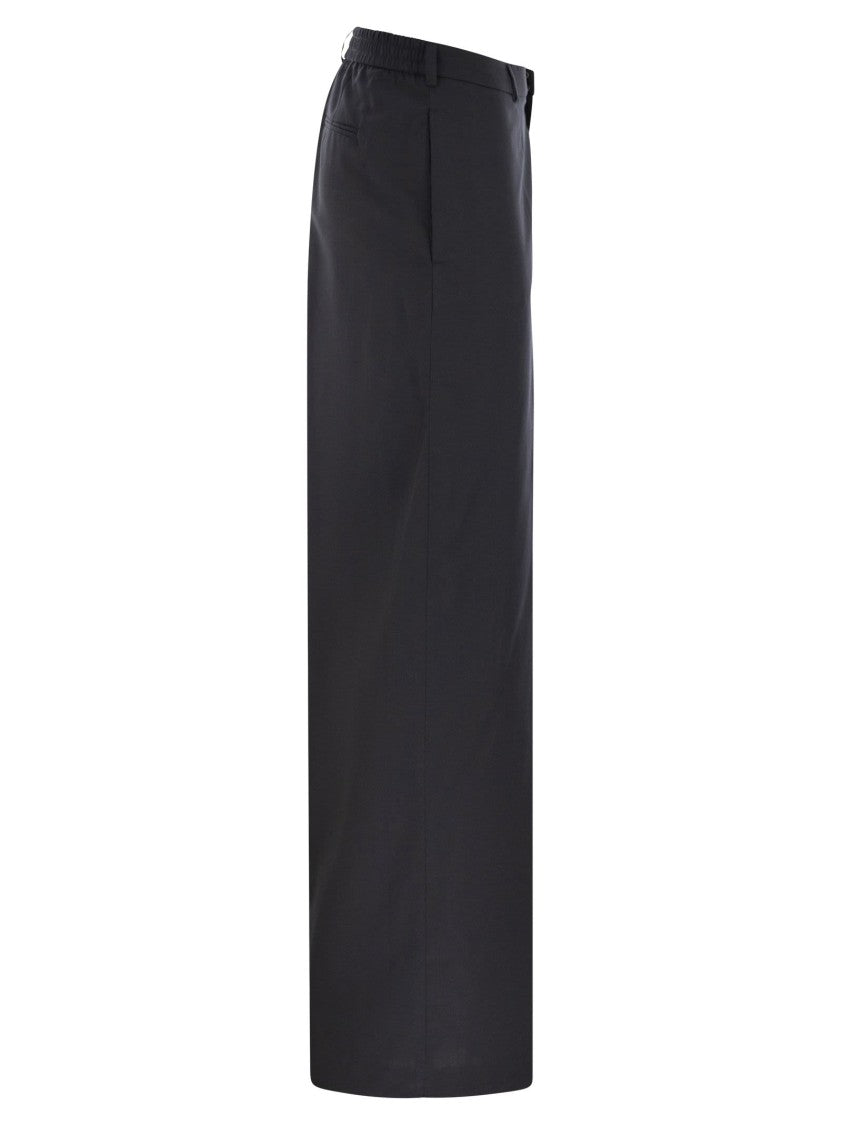 Pt Torino Lorenza - Lyocell And Cotton Trousers