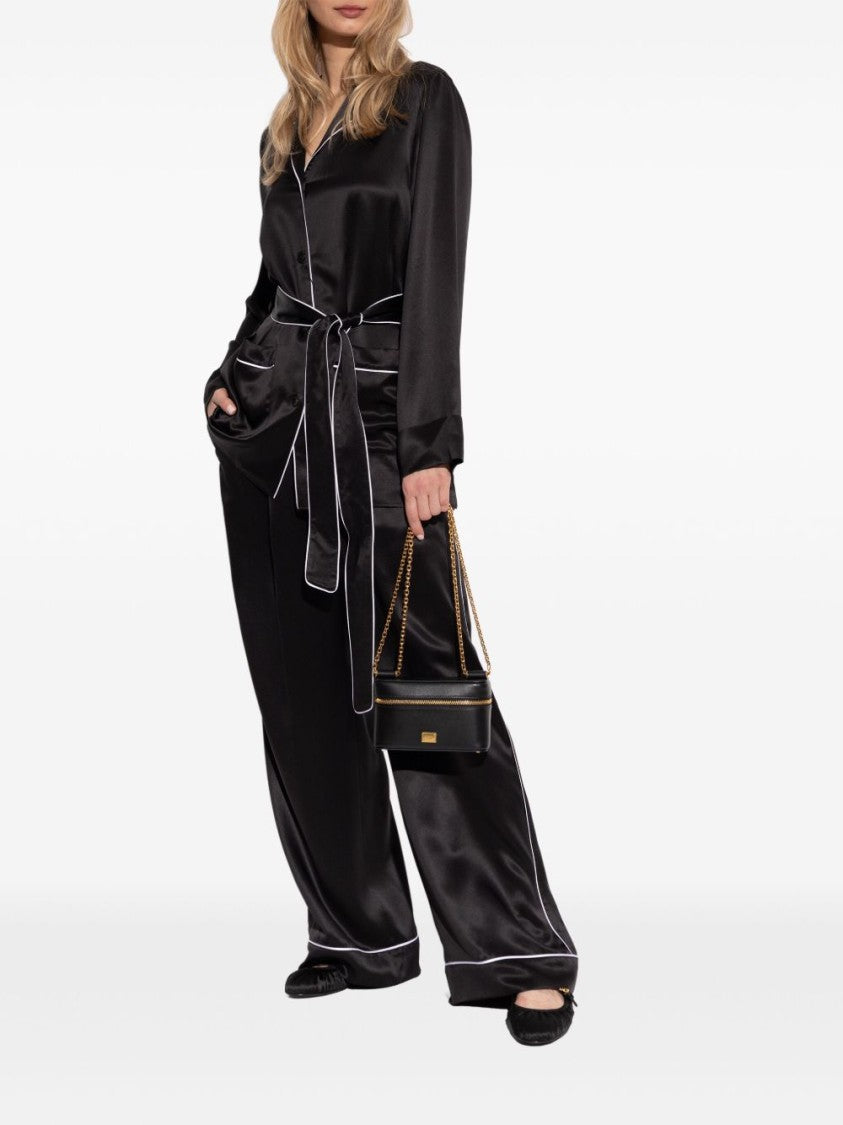 Dolce & Gabbana Logo-Buckle Ballerina Shoes