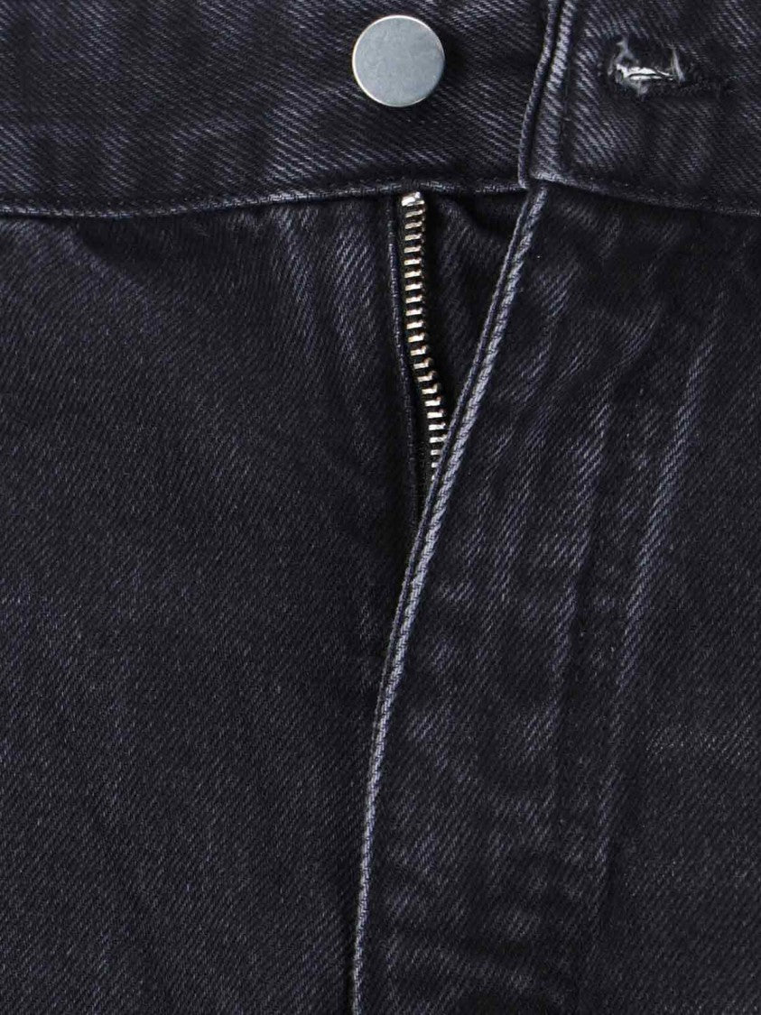 Studio Nicholson Straight-Leg Black Jeans With Minimalist Design