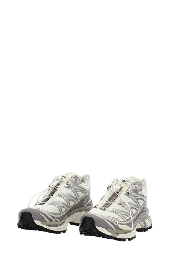 Salomon White Xt-6 Mesh Tpu Sneakers