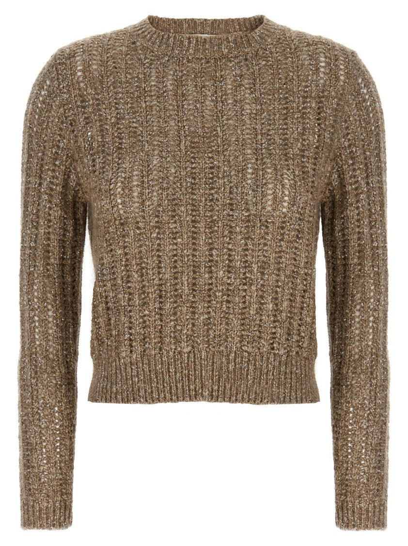 Brunello Cucinelli Rustic Dazzling Net' Sweater