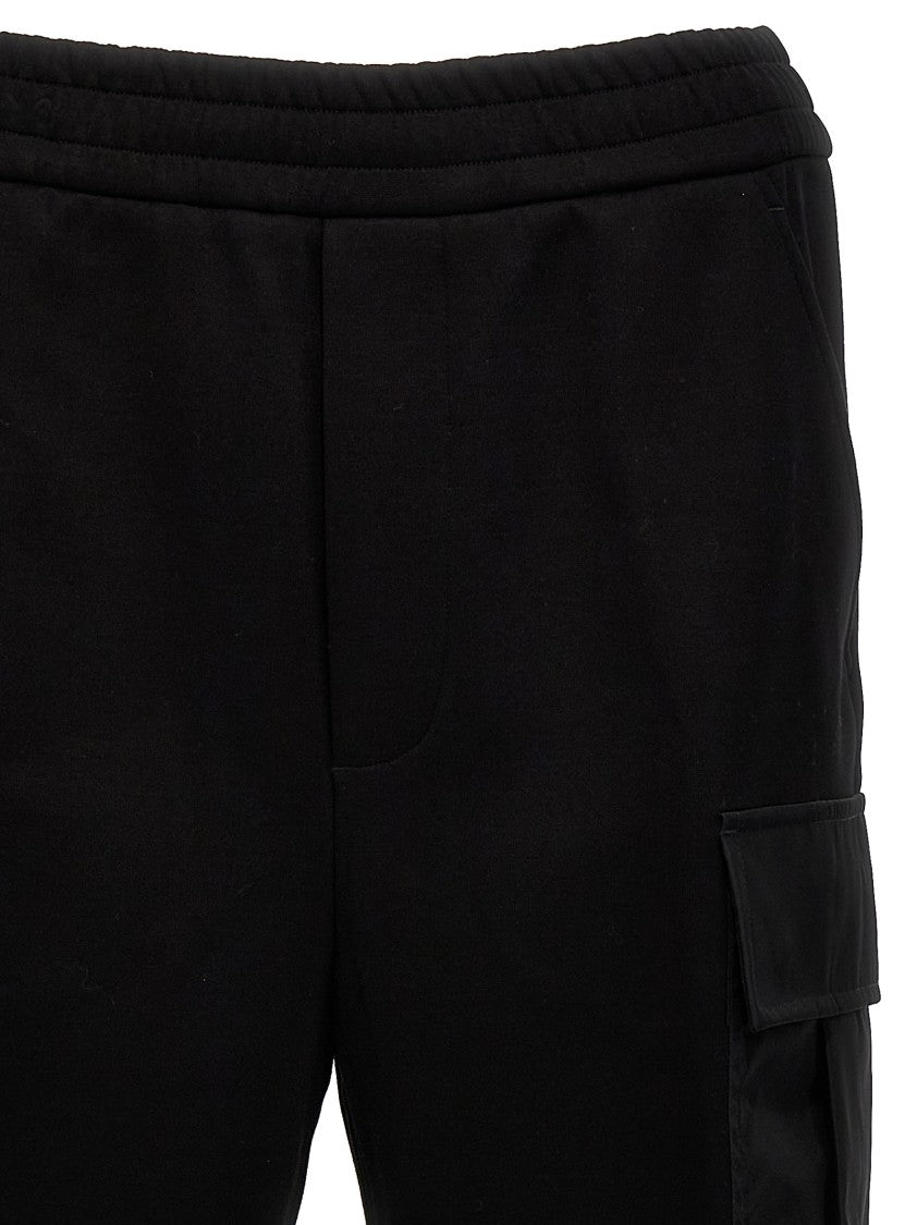 Prada Nylon Insert Cargo Joggers