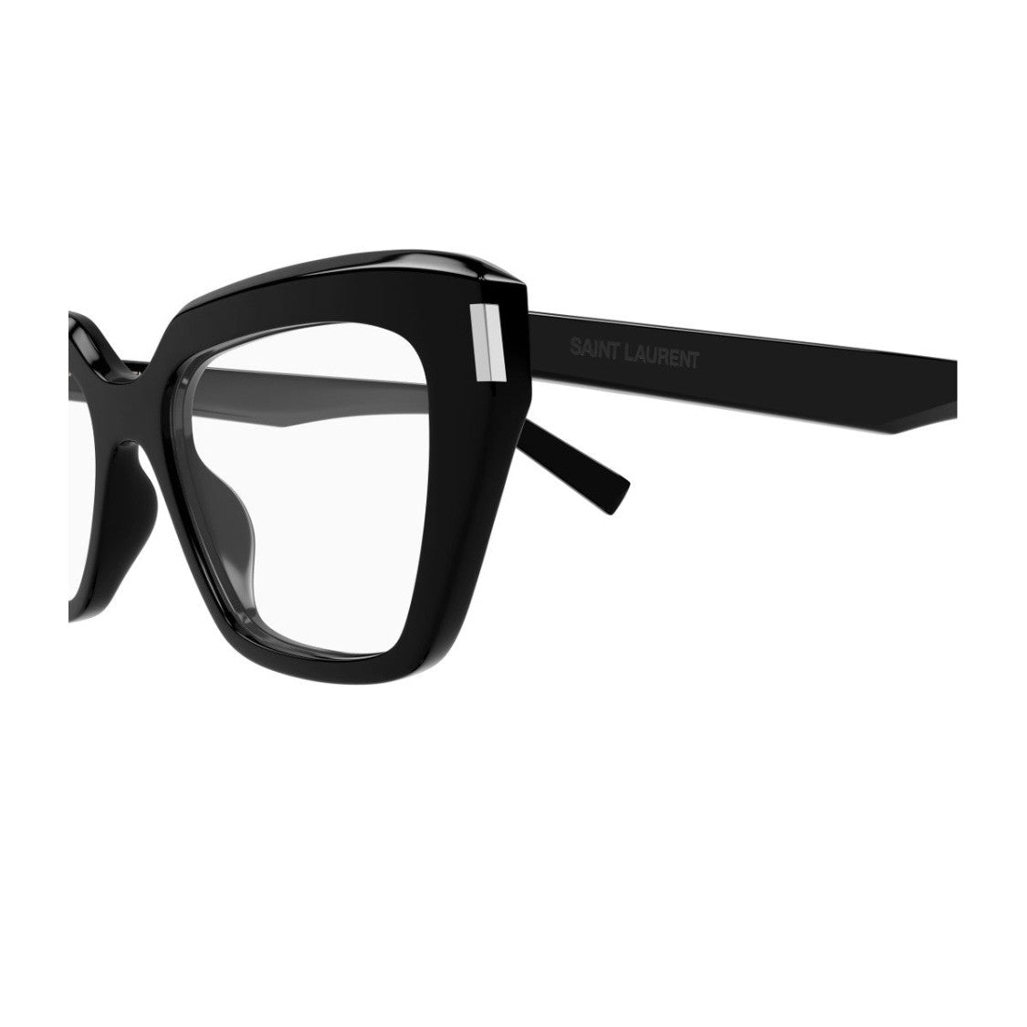 Saint Laurent Black Sl 829 Linea Corner Angle Acetate Butterfly Sunglasses